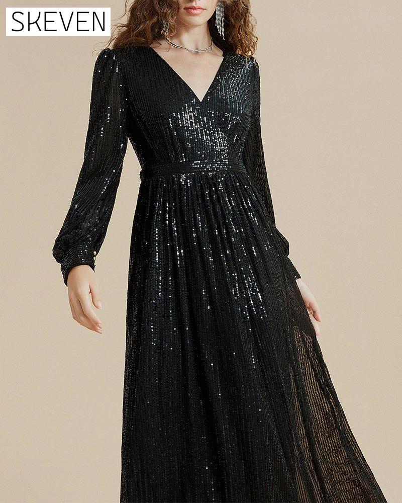 Sequined and elegant dress