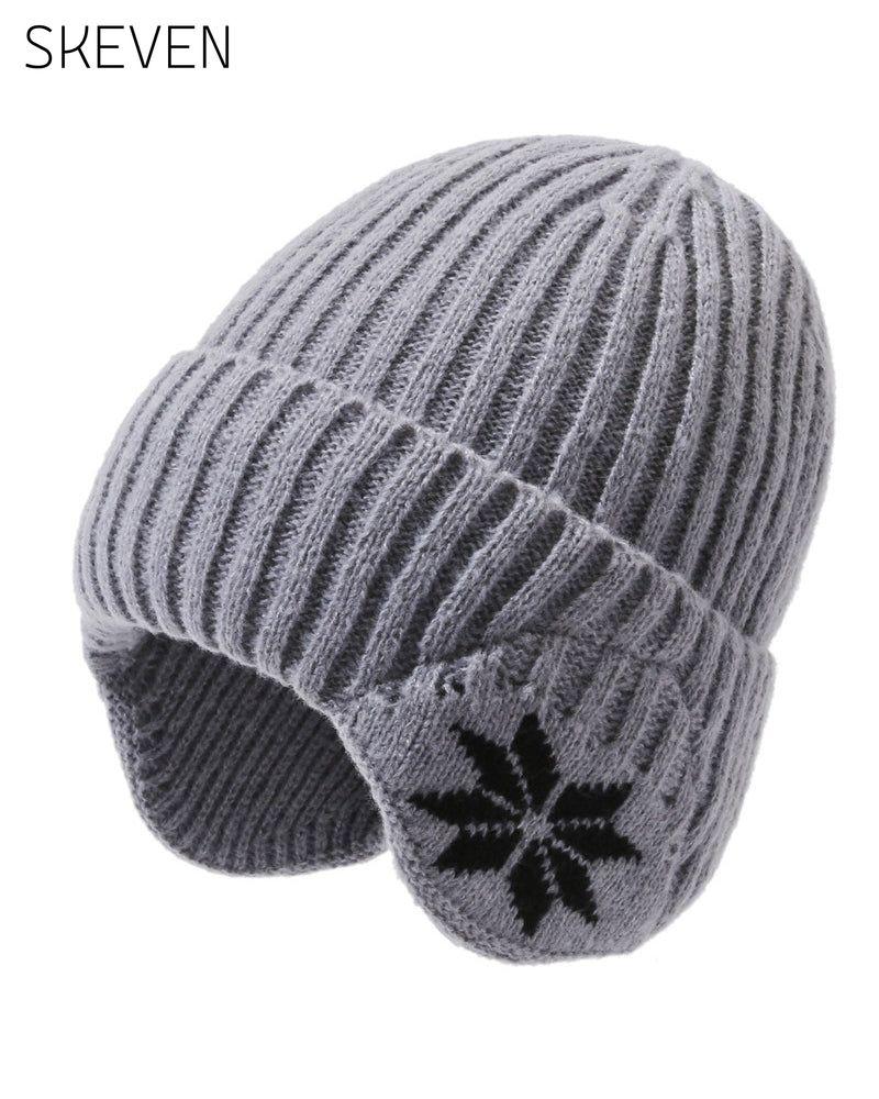 1 Stück Damen-Wintermütze mit Fleecefutter und Fleeceohren