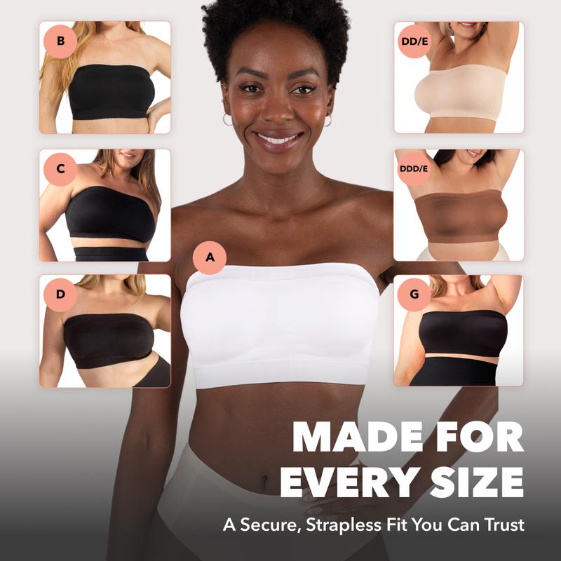 ⏳⏳LAST DAY SALE ONLY ￡10.99!!🔥Aurelle™ No-Slip Convertible Bandeau – 3-Way Wear, Wire-Free & Trusted by 50K+ Women👙🇬🇧