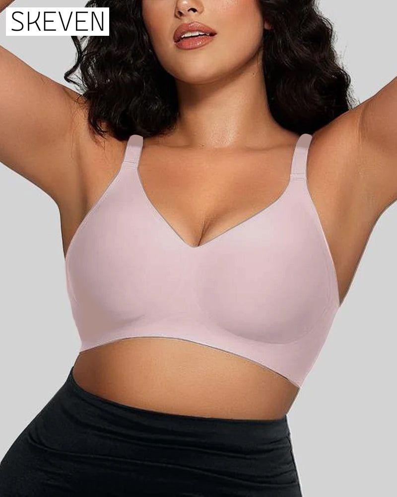 Women's Comfortable Seamless Full Cup Creamy Soft Bra