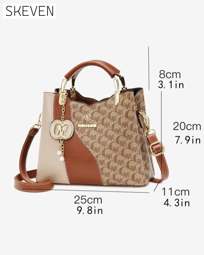 Sac à main imprimé rétro et élégant