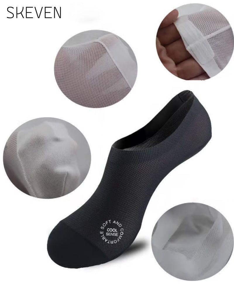 Ultra Thin Liner Socks Non Slip ComBed Cotton No Show Socks