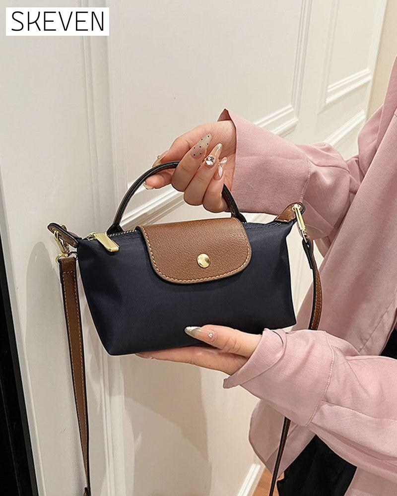 Sac bandoulière à rabat simple pour femme