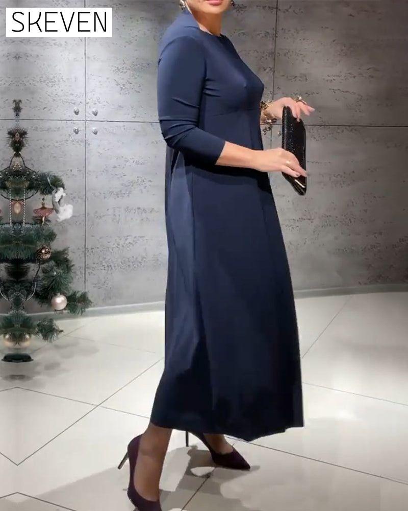 Elegantes Maxi-Freizeitkleid