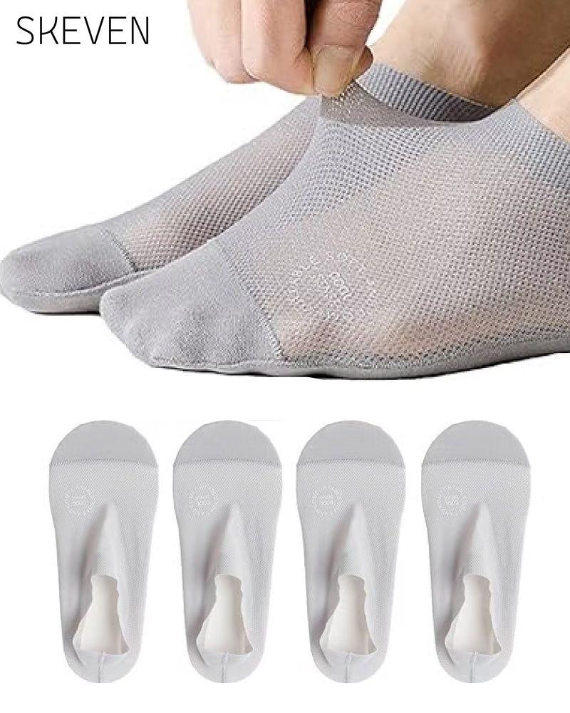 Ultra Thin Liner Socks Non Slip ComBed Cotton No Show Socks