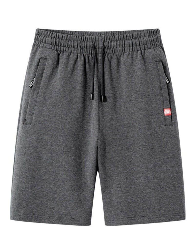 Men's Solid-Color Beach Shorts