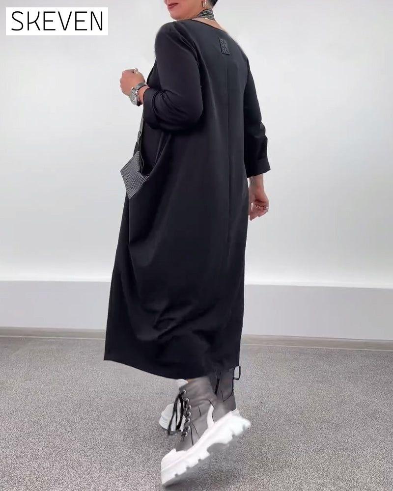 Casual Fashion Loose Halter Neck Dress
