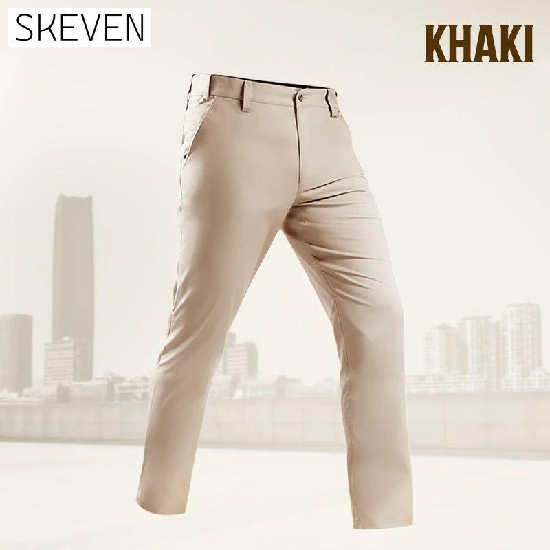 Sportliche Herren-Khakihose mit dehnbarem Bund