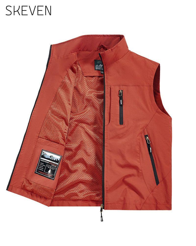 Zeitlich begrenztes Angebot – 50 % RABATT 🔥🧥 Ärmellose Herrenweste im Oversize-Schnitt mit Taschen