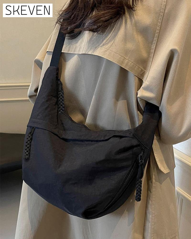 Nylon Dumpling Crossbody Bag