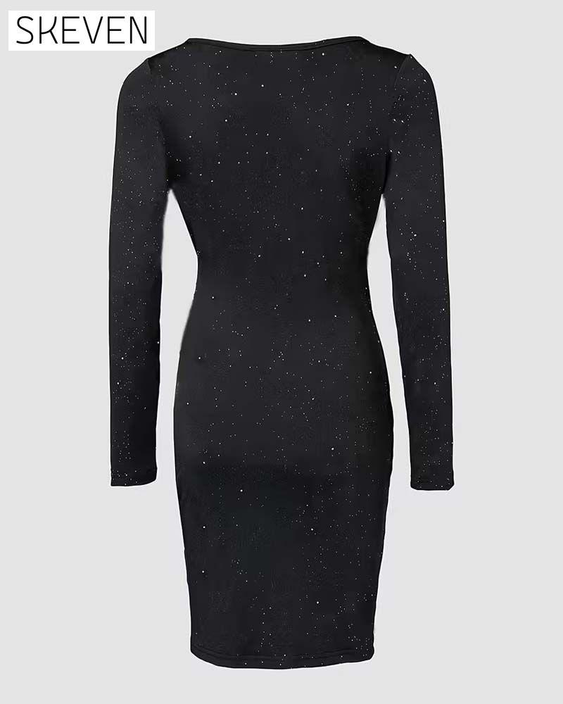 Sexy V-Neck Elegant Dress