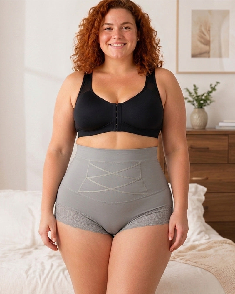 Women's Cross Tummy Control Shapewear Panties