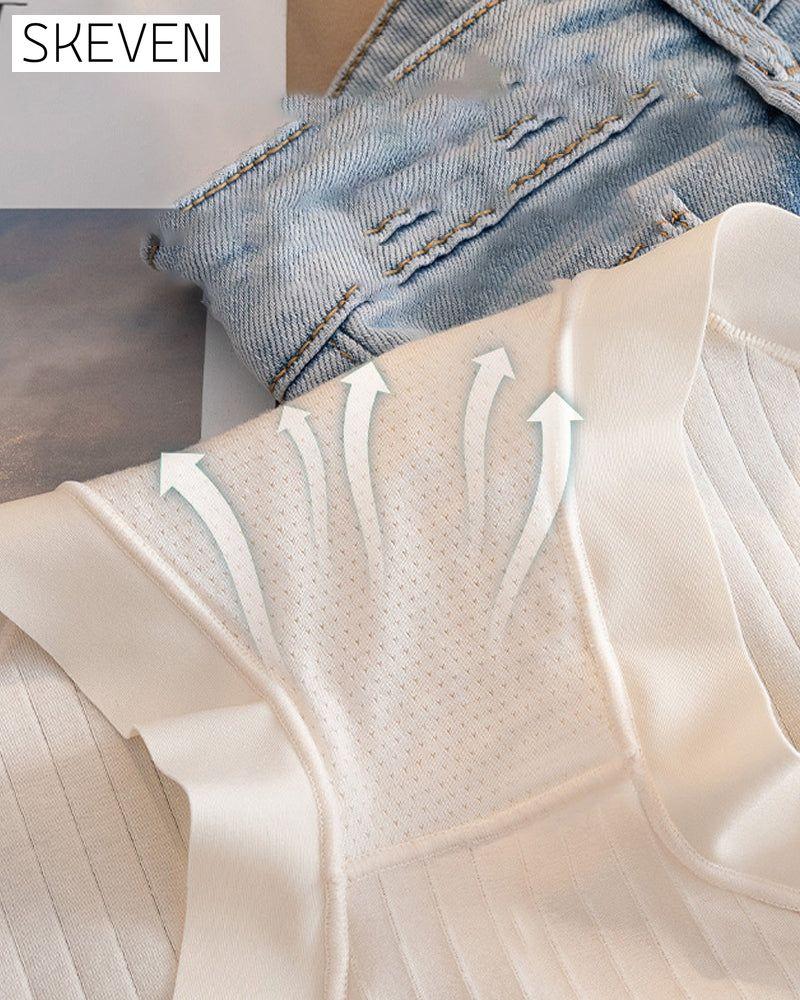 Culotte Coton Longues Fibers Taille Haute