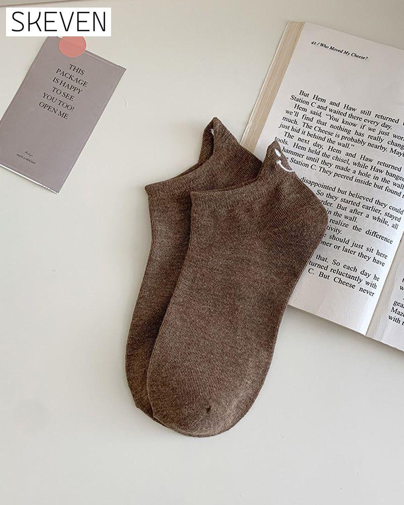 💖 Cute Face Ankle Socks – Bring Joy to Your Every Step