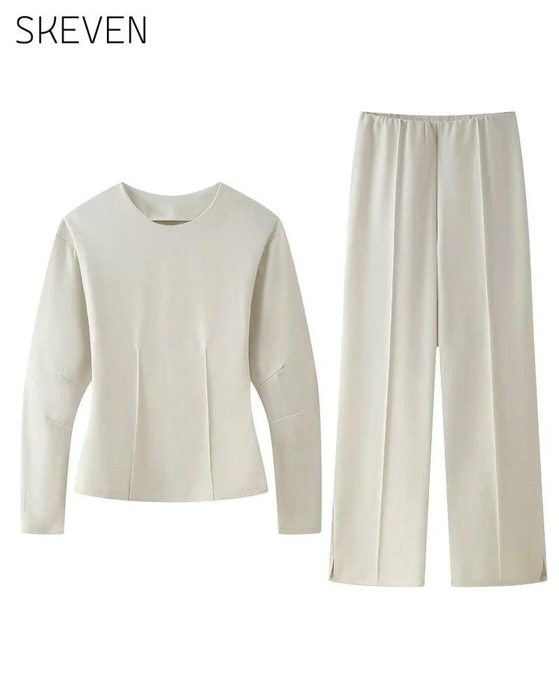 🍂Herbstaktion💕 Gemütliches Damen-Set in verschiedenen Farben