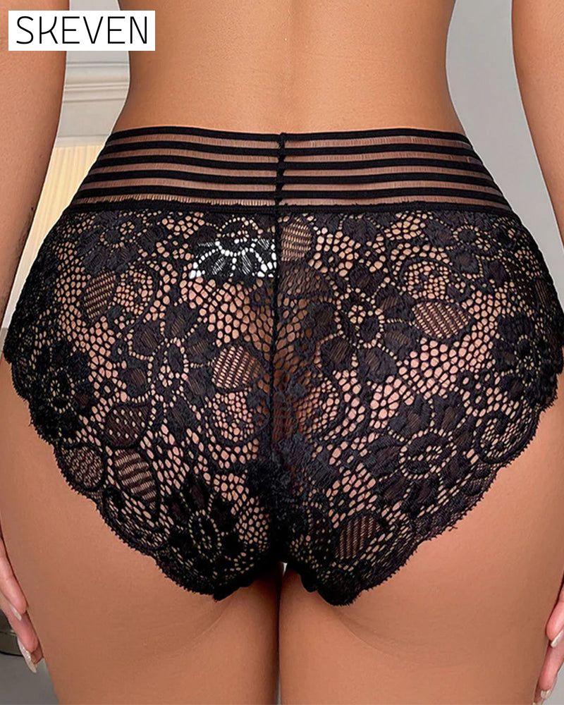 Wide Waist Lace Panties