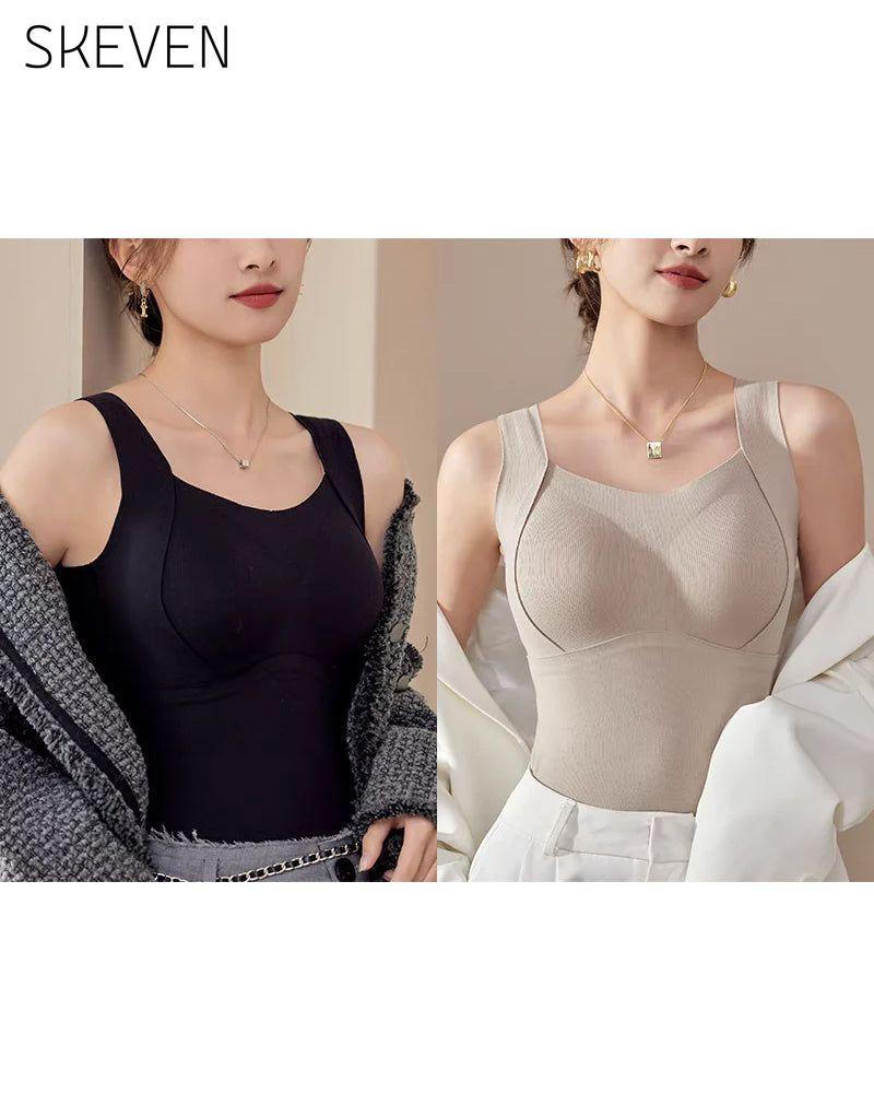 Thermo-Tanktops für Damen mit integriertem BH