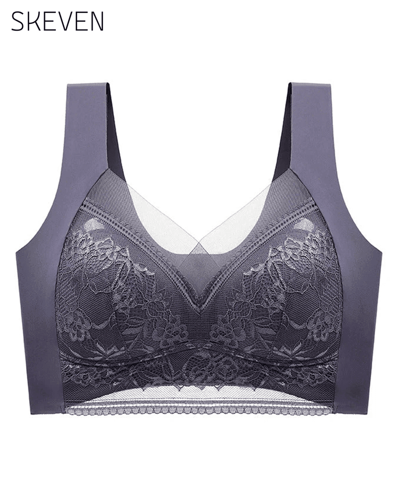 Soutien-gorge en dentelle pour femme, ultra confortable et doux, sans armatures.
