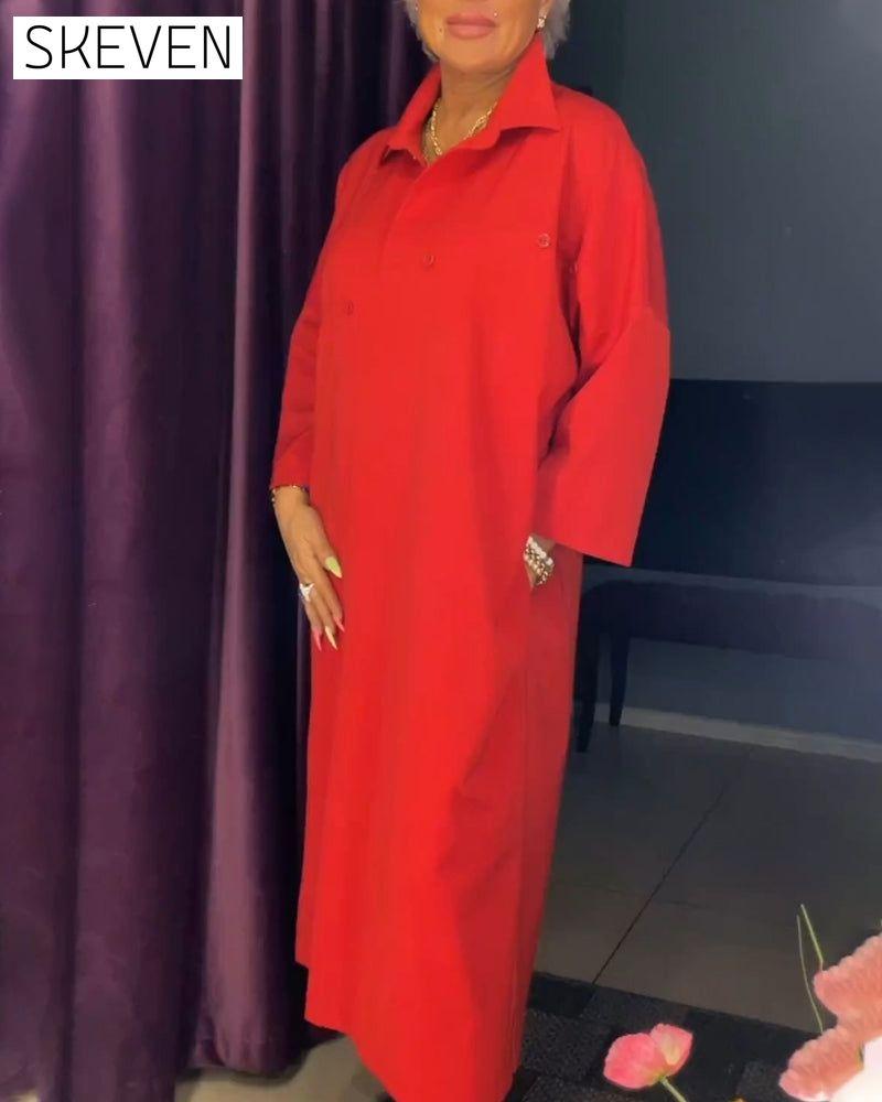 Lässiges Hemdkragenkleid