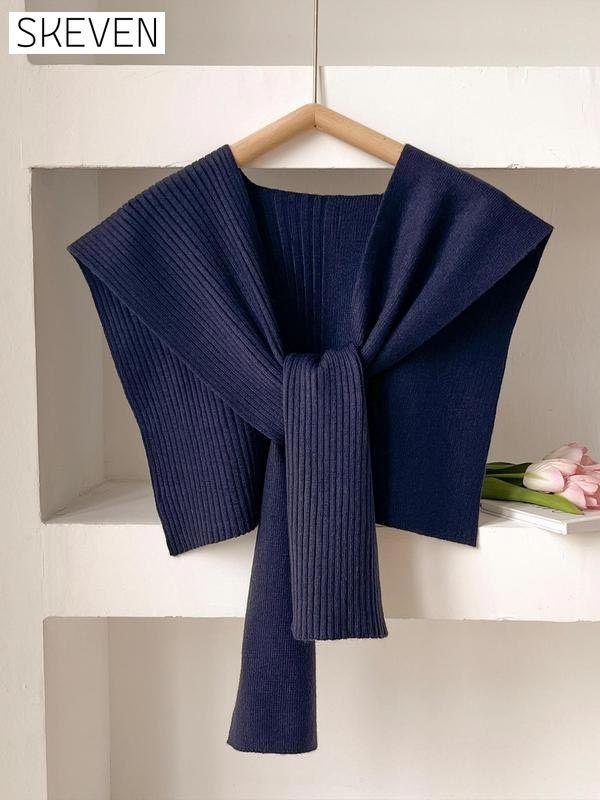 Casual Versatile Solid Color Shawl Scarf For Women