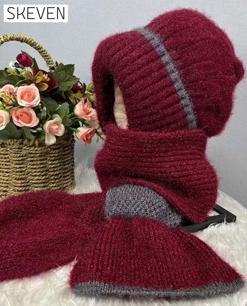 Winddichter Damenhut mit Ohrenschutz
