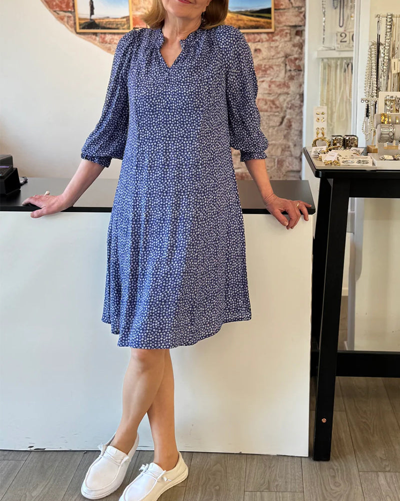 Small Floral A-Line Dress