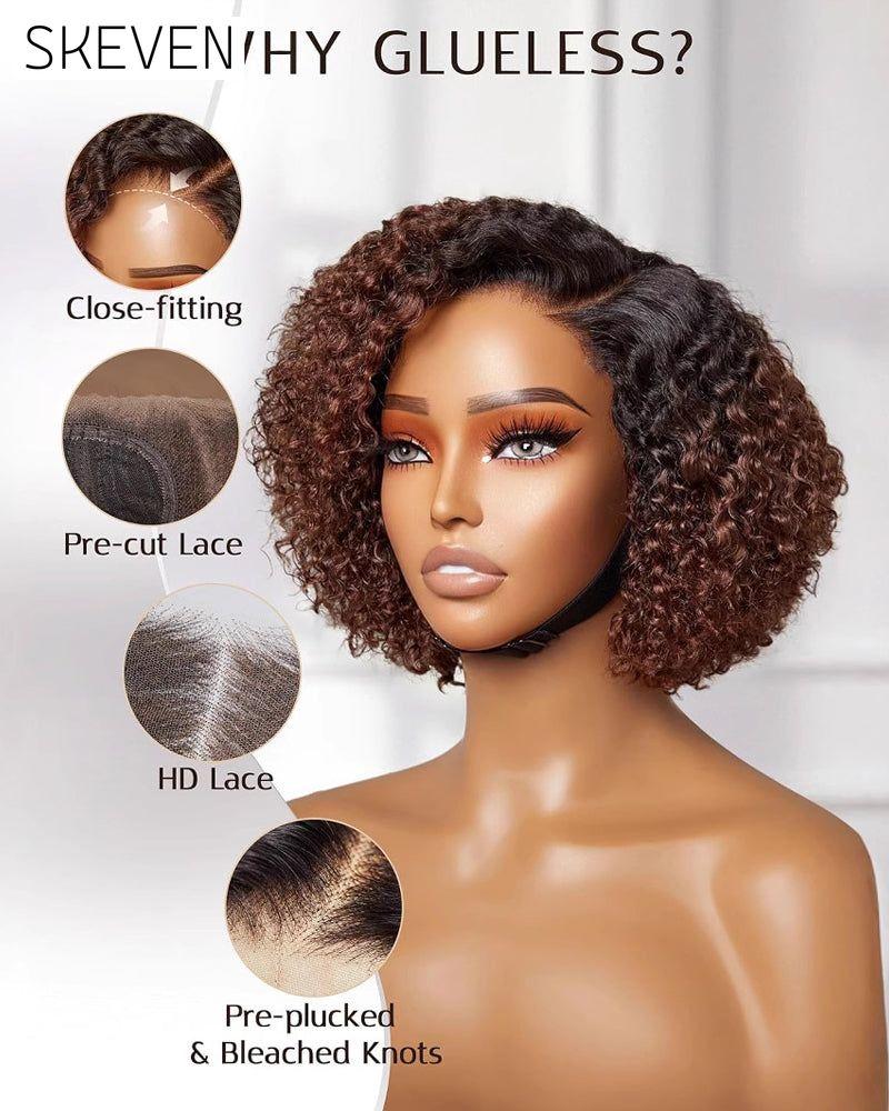 African Curly Wig Headset