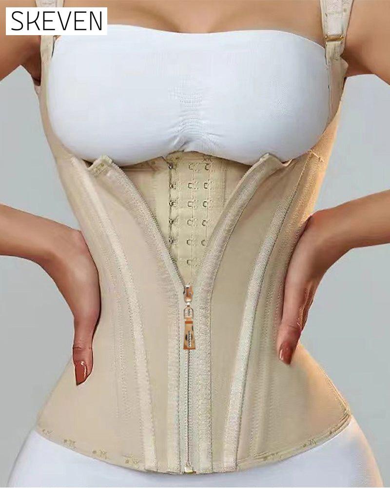 Zippered breasted shapewear