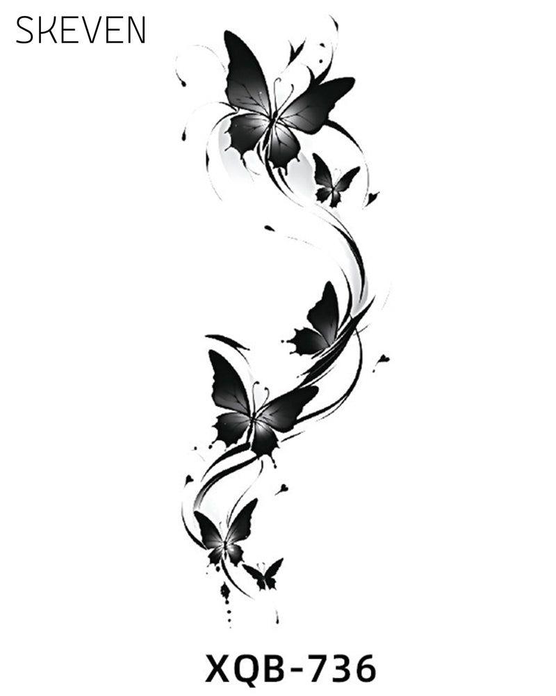 Simulation Flower Arm Tattoo Stickers