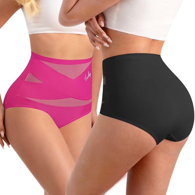 💖💖Last Day-Buy 1 Get 3 Packs💖Plus-Size High-Waist Cross Tummy Control Panties
