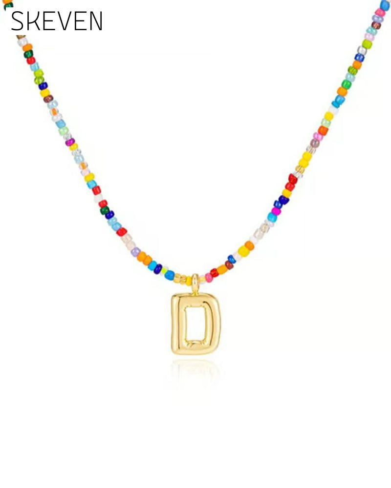 🔥 Farbenfrohe Boho-Halskette für Damen