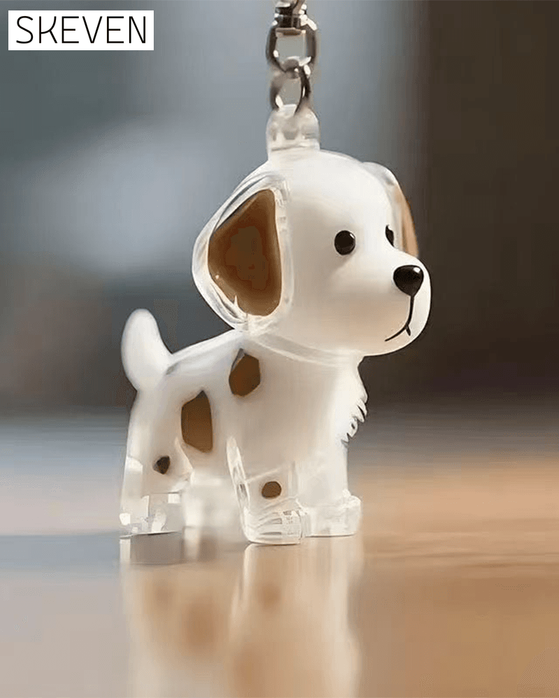 Dog Hair Keepsake Keychain - Memory Capsule Pendant