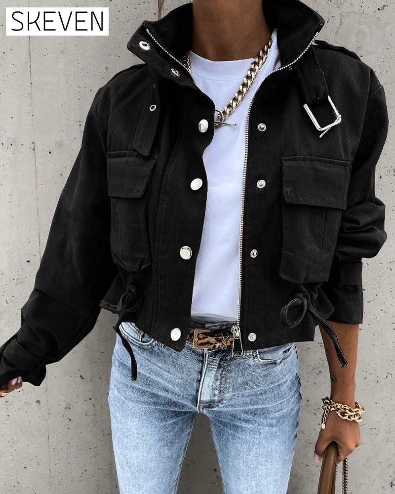 Casual jacket with pockets