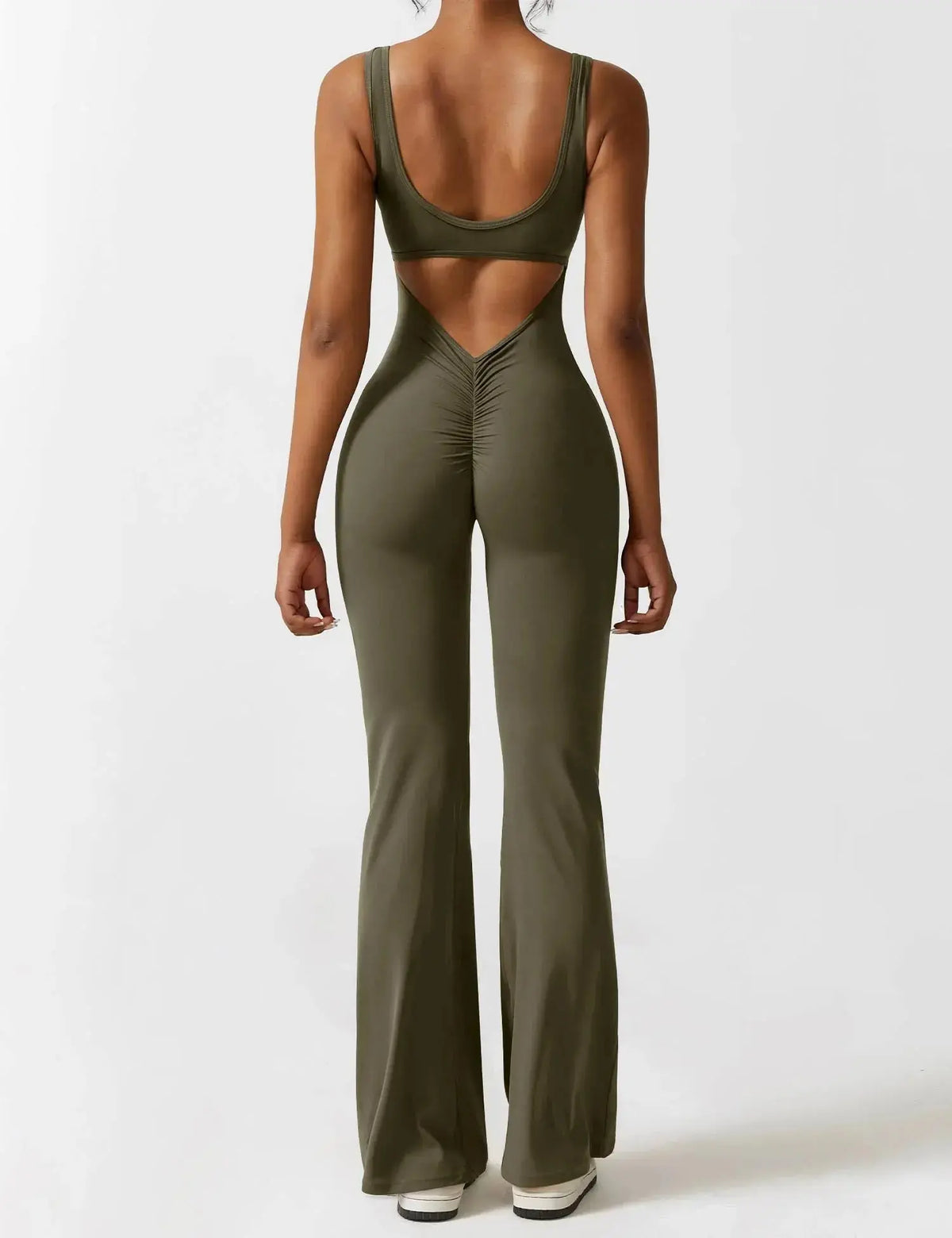 Scrunch Gym Set – Flairé™ V Back Seamless Workout Set