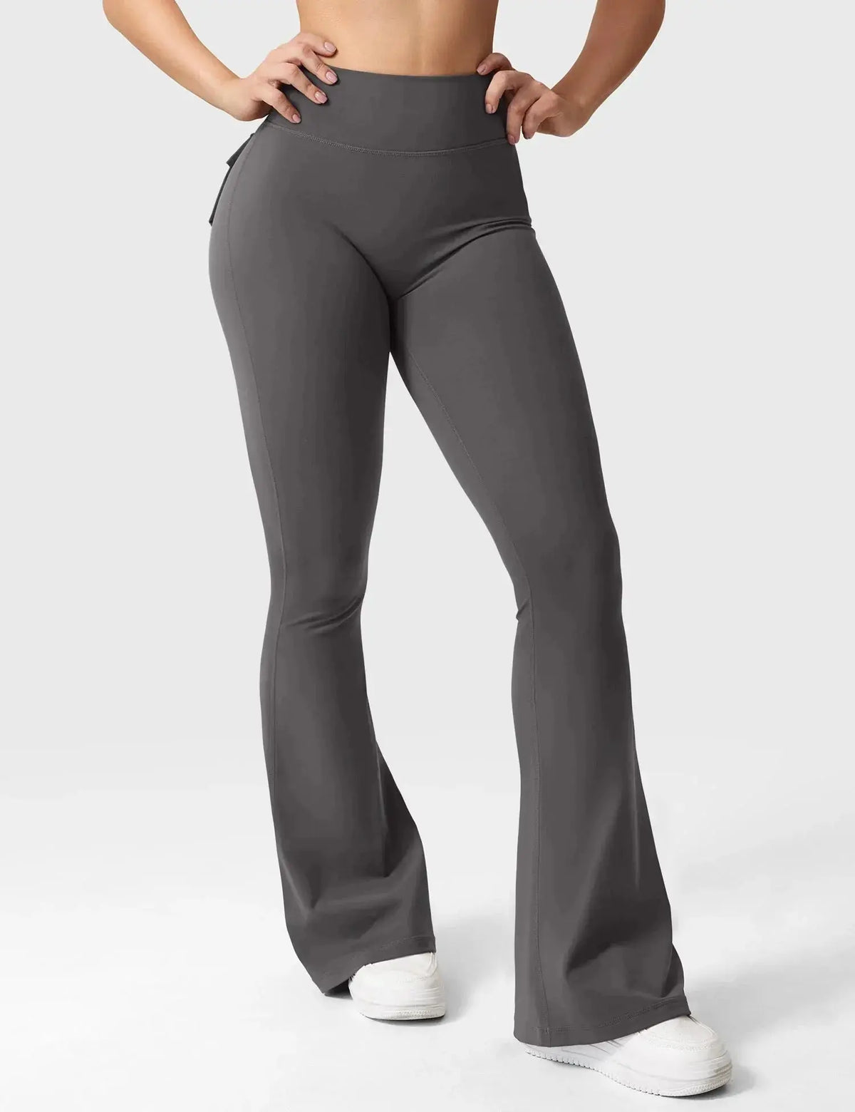 Flare Yoga Pants High Waisted | Flairé™ Flared Leggings with Pockets
