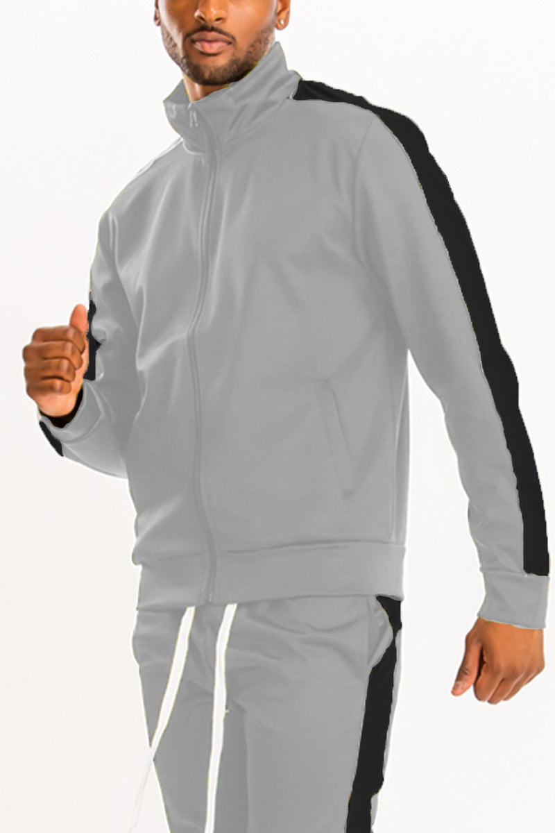Men's Single Stripe Full-Zip Track Jacket