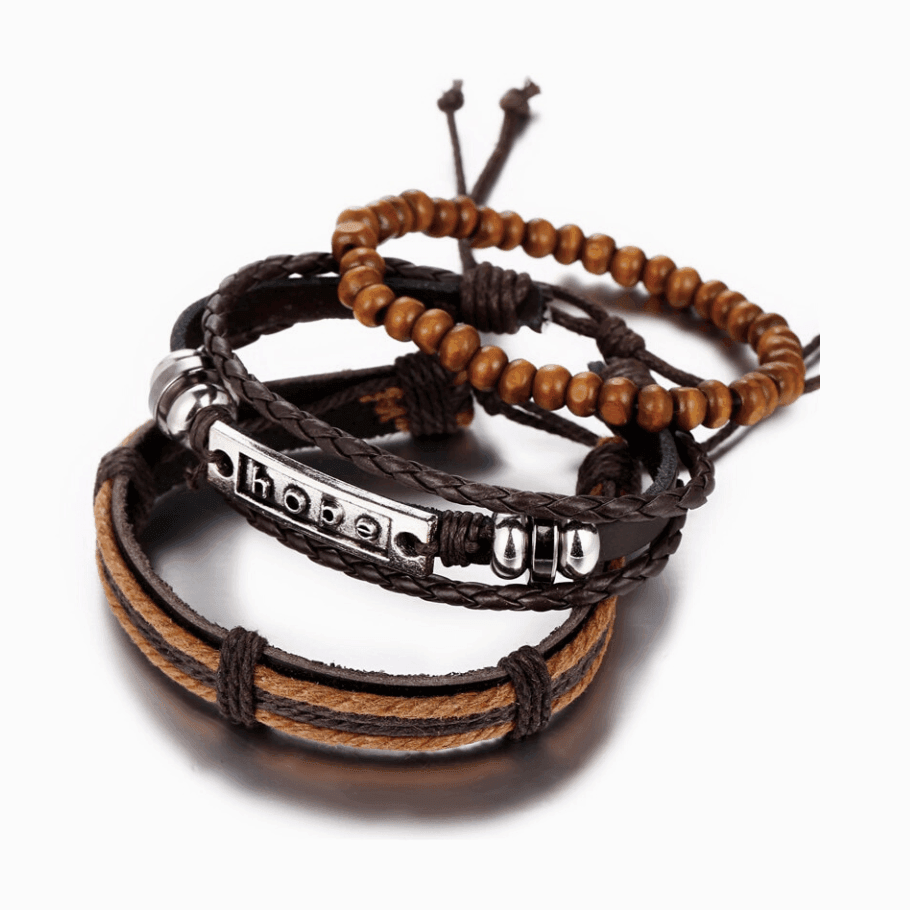 VacationGrabs Hope Bracelet Set for Men - Stylish Wristbands