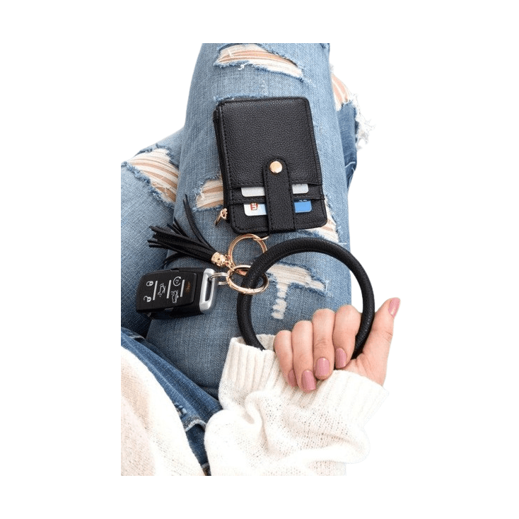 ID Holder Keychain Bracelet for Essentials