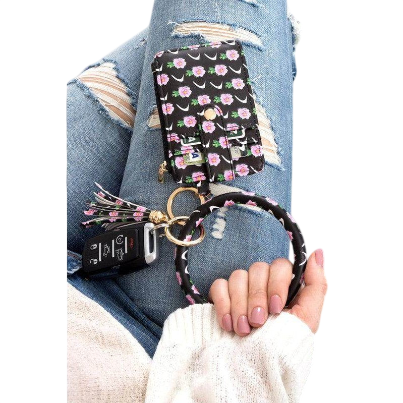 ID Holder Keychain Bracelet for Essentials