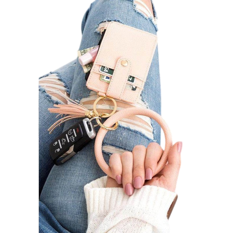 ID Holder Keychain Bracelet for Essentials