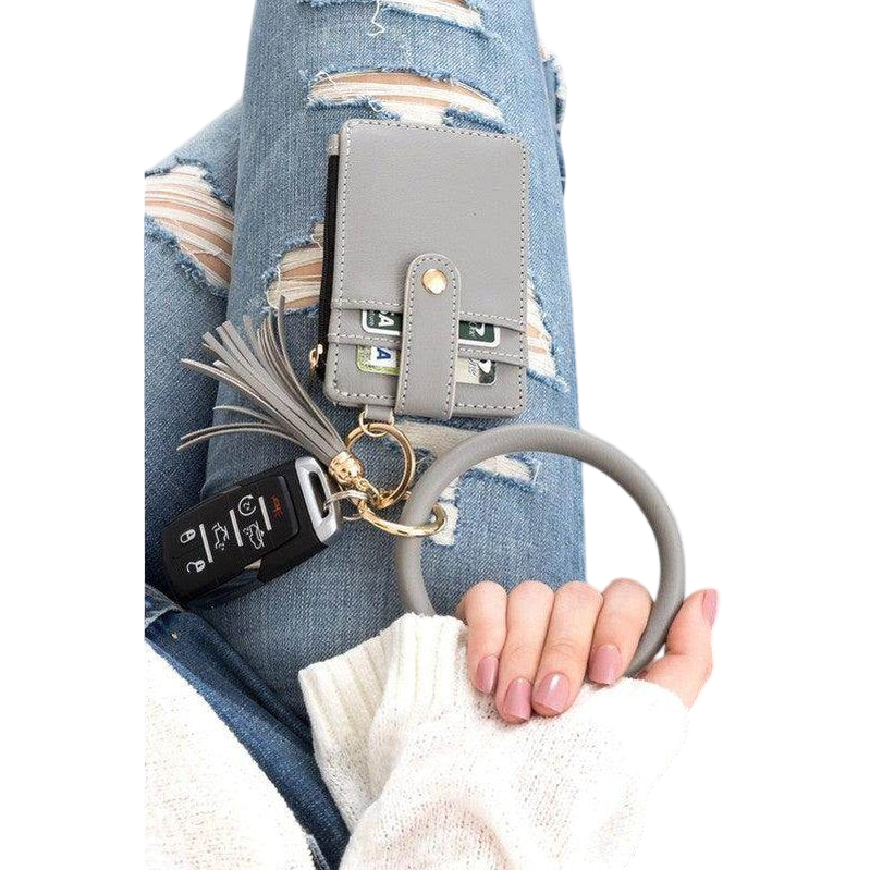 ID Holder Keychain Bracelet for Essentials