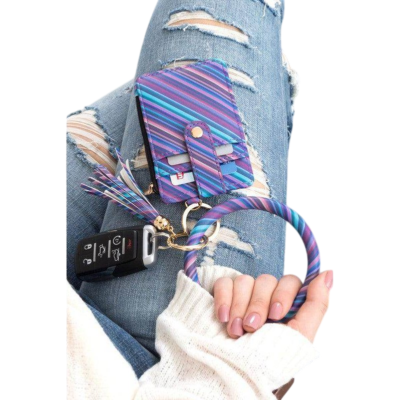 ID Holder Keychain Bracelet for Essentials