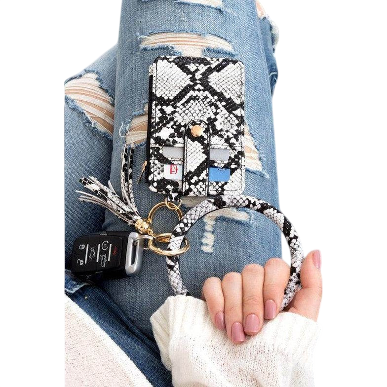 ID Holder Keychain Bracelet for Essentials