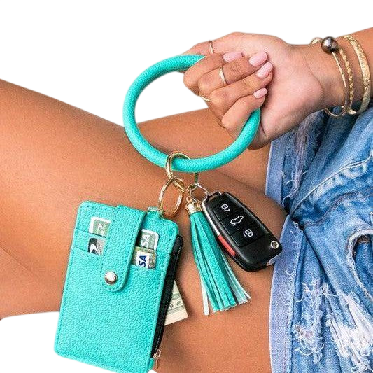 ID Holder Keychain Bracelet for Essentials