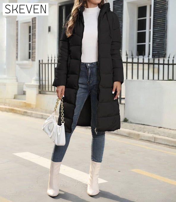 New winter mid-length slim cotton jacket warm down cotton Long Puffer Winter Coat jacket clothes Jacket Coat Jackets & Coats