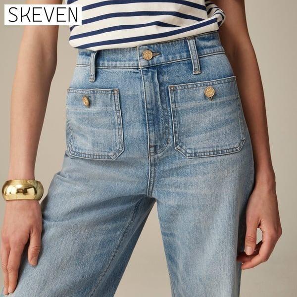 Tummy Control Sailor Wide Leg Trouser
