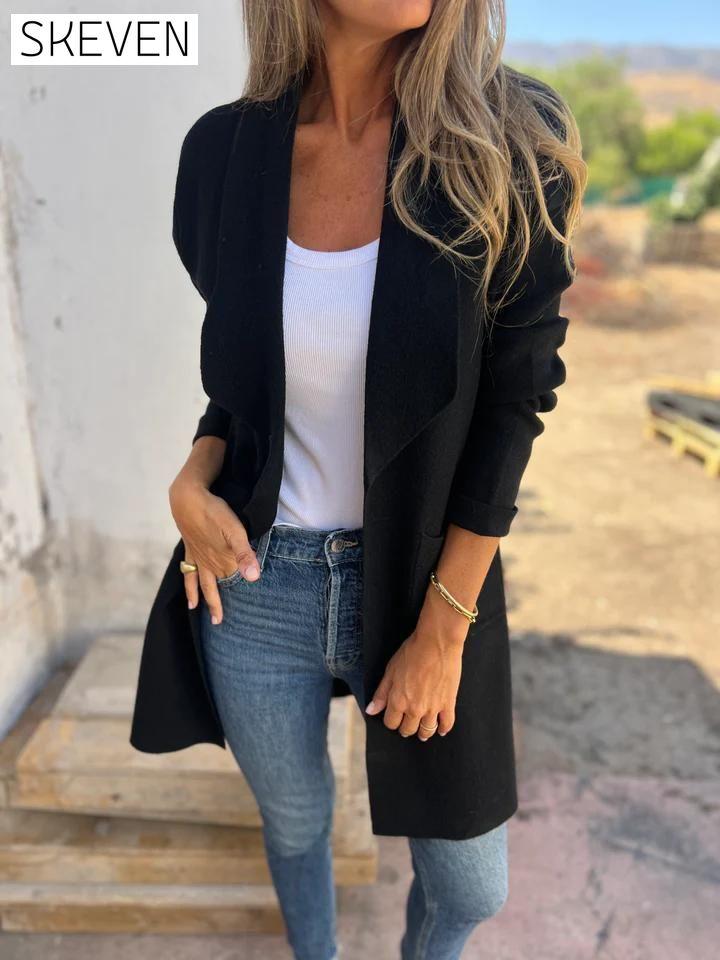 Casual Lapel Cardigan Jacket cotton Jacket