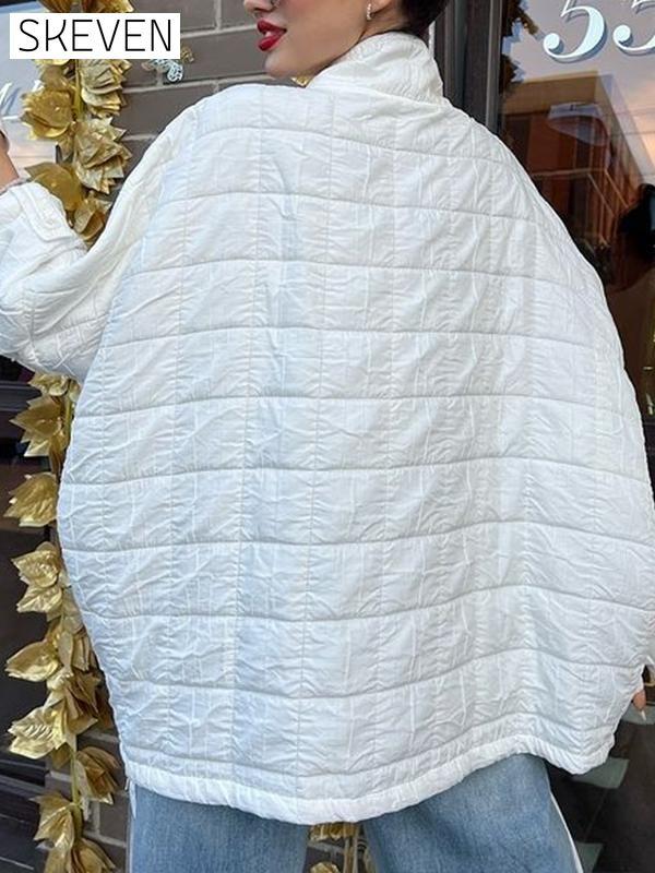 Women's All-in-one Simple Winter Solid Zip Coat Coats Tops