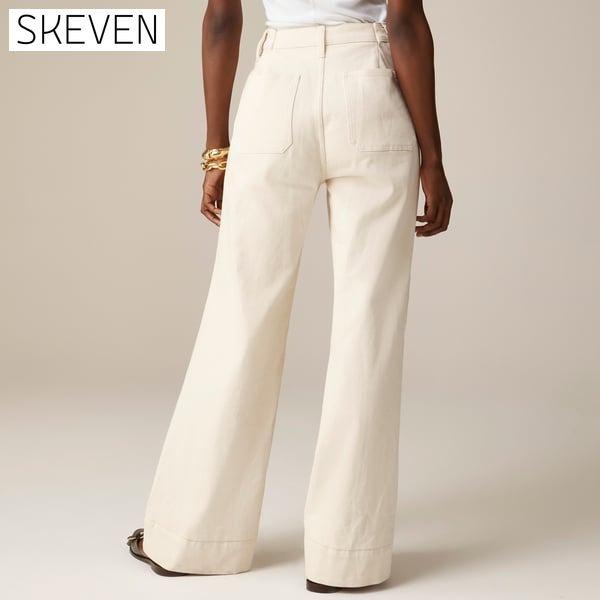 Tummy Control Sailor Wide Leg Trouser