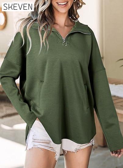 Women's Hooded Half-face Long-sleeved Casual Sweatshirt tops